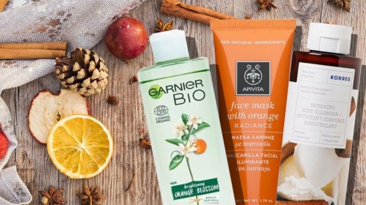 10 μυρωδάτα skincare προϊόντα με κανέλα και πορτοκάλι