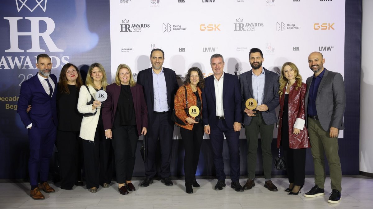 Τριπλή διάκριση για την AstraZeneca στα HR Awards 2025 με Gold, Silver και Bronze βραβεία