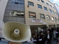 Συγκέντρωση διαμαρτυρίας στο ΙΚΑ Παγκρατίου