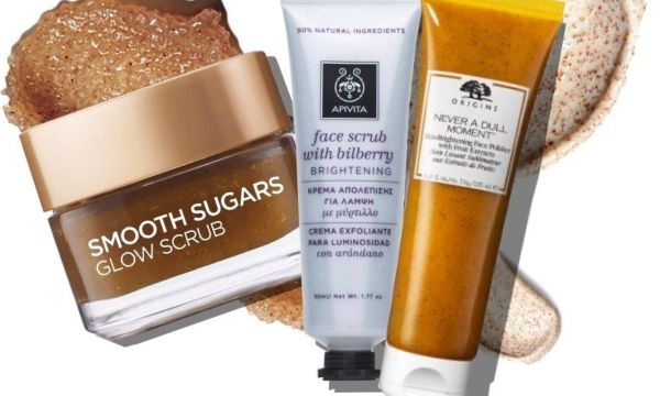 10 scrub προσώπου για λάμψη και ανανέωση της επιδερμίδας