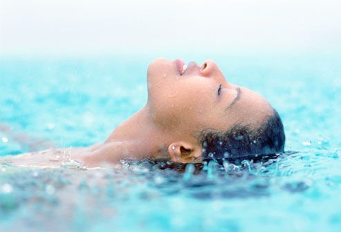 2getty rm photo of woman in ocean