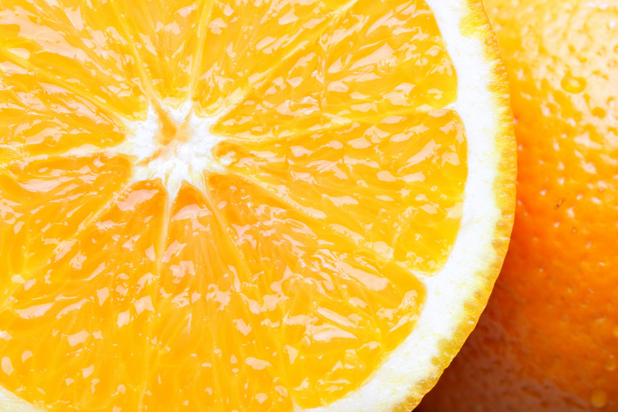 Oranges close-up