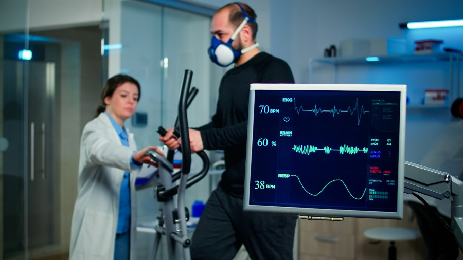 Monitor Shows Ekg