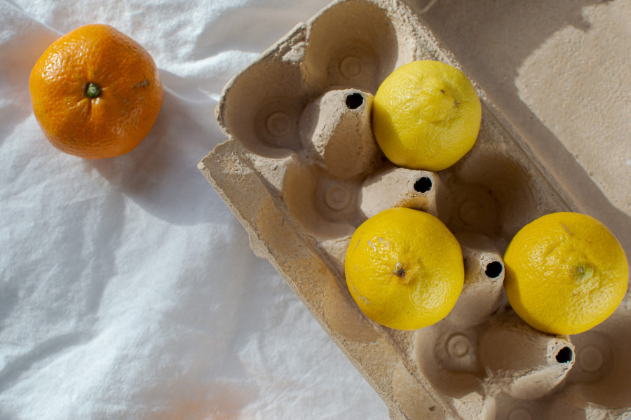 Lemons In An Egg Carton