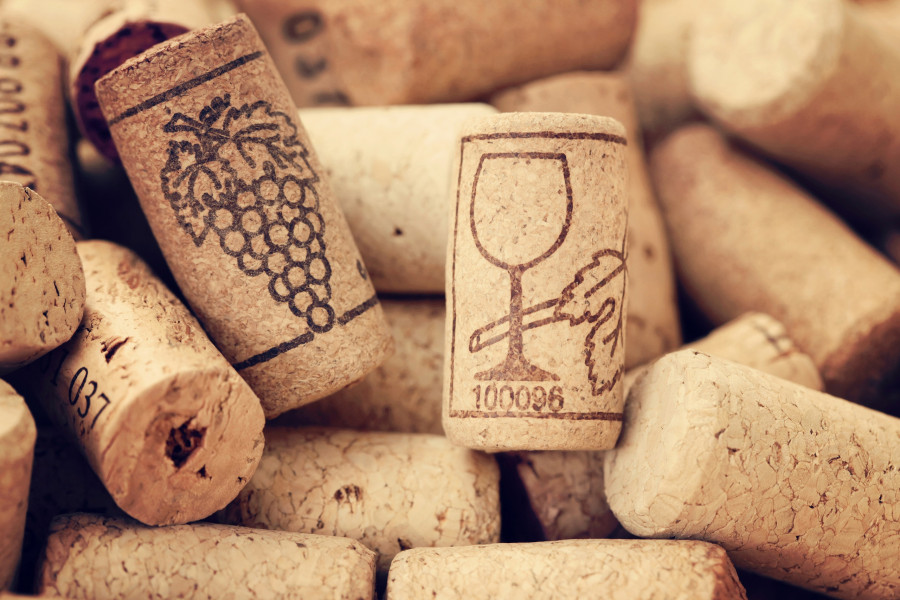 close-ups of wine corks backgrounds