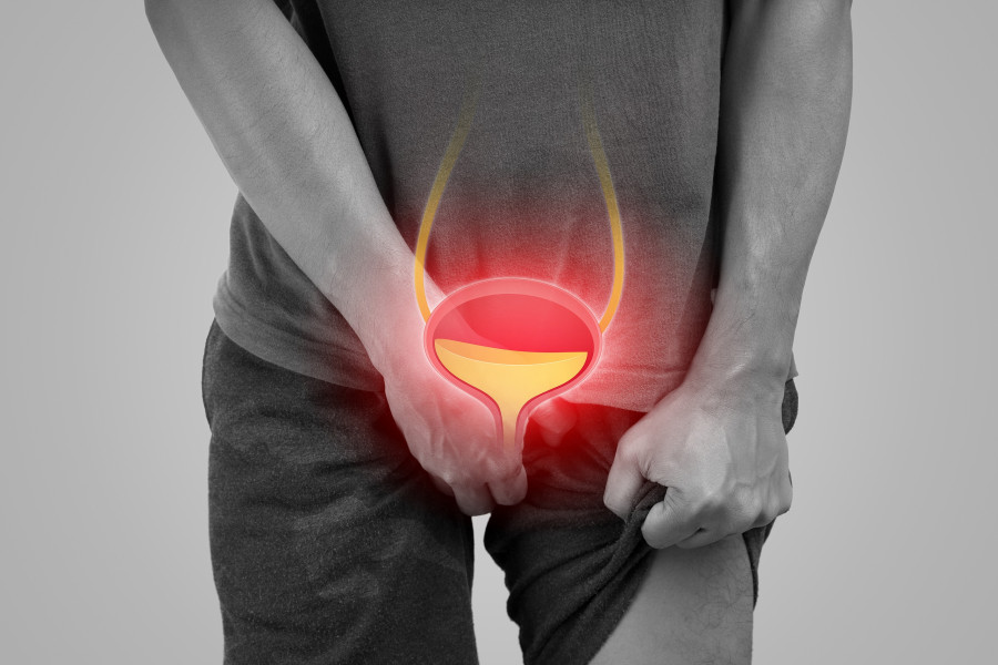 Man Wants To Pee And Is Holding His Bladder, Frequent Urination
