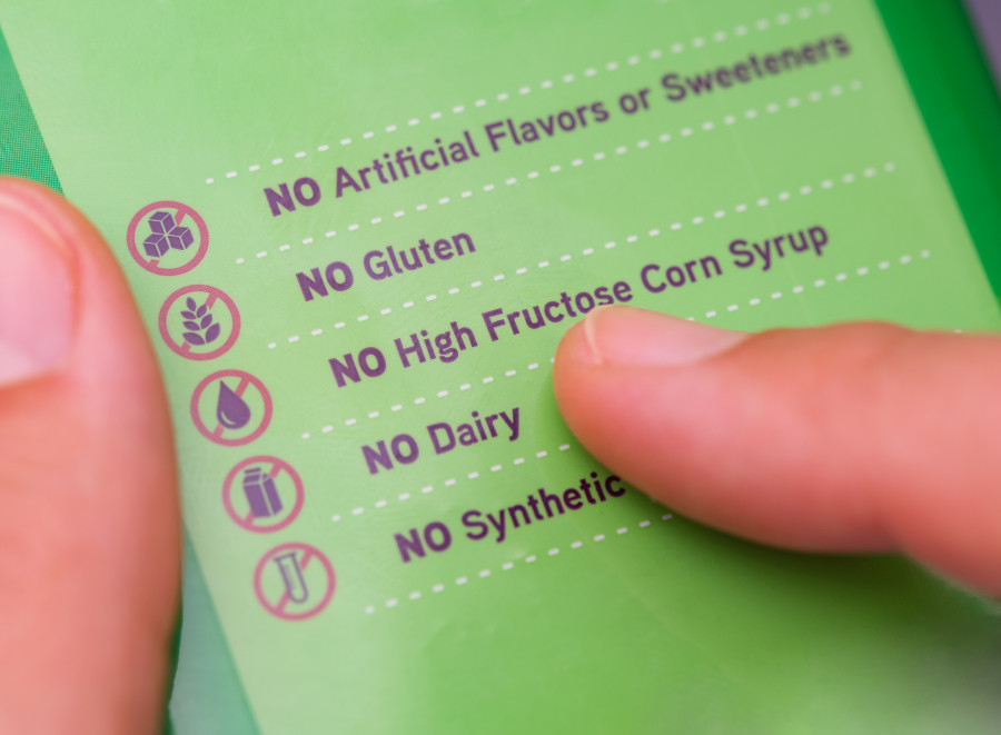 No Artificial Flavors or Sweeteners, No gluten, No high fructose corn syrup, No dairy, No synthetics.