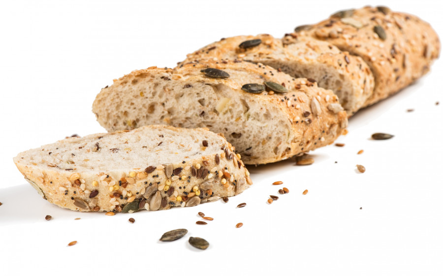 Sliced whole grain multigrain bread