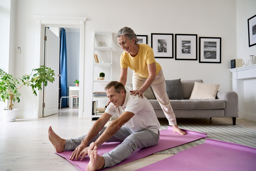 stretching exercise at home
