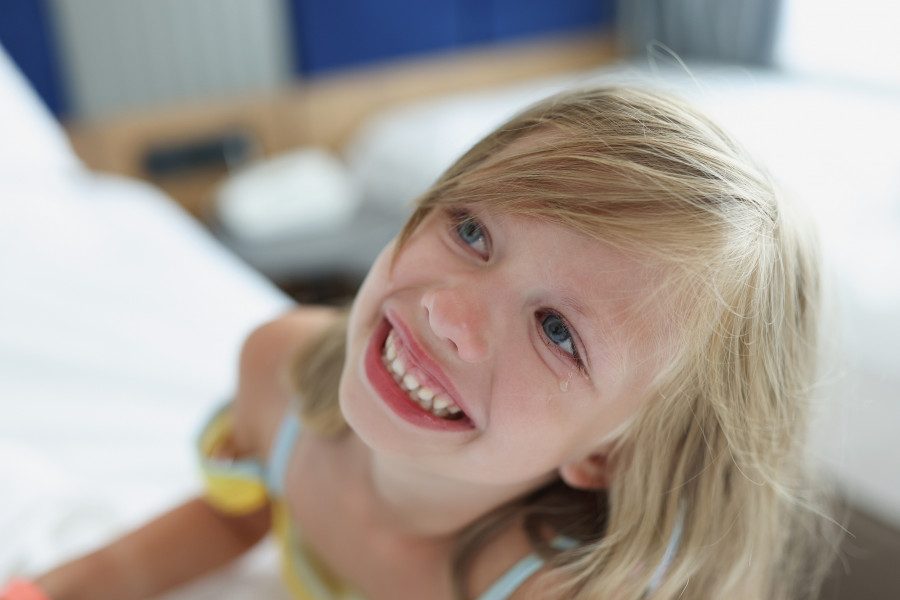 Girl With Happy Tears