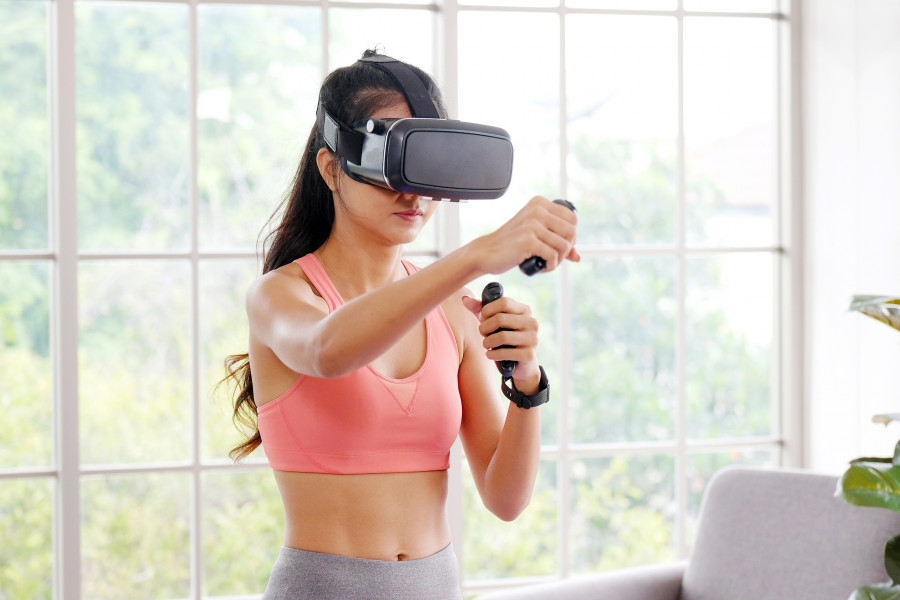 E Sport Virtual Reality Headset Exercise Sport