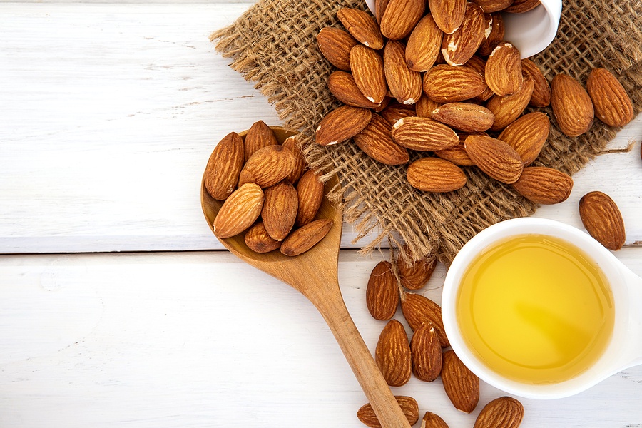 almonds and almond oil
