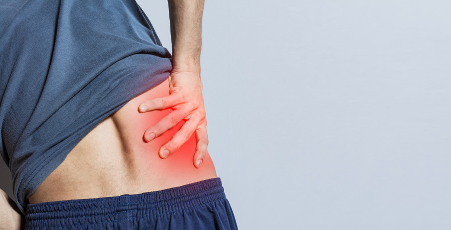 Man With Spine And Lower Back Problems