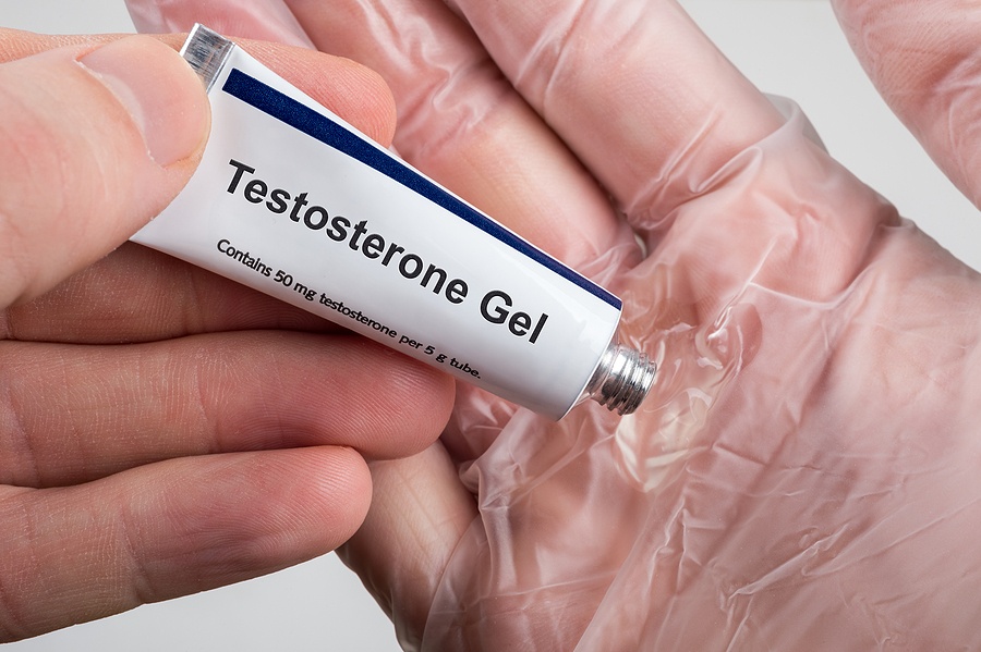 Testosterone Replacement Therapy (TRT) using testosterone gel