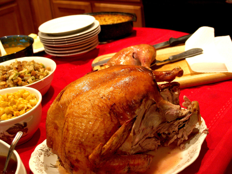 A Turkey Ready To Be Carved