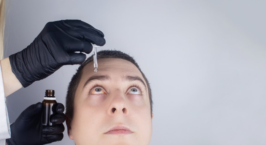 Close-up Of Eye Drops