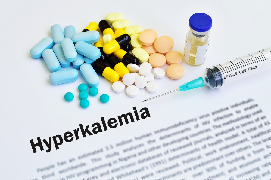 Drugs and syringe for hyperkalemia (high potassium) treatment