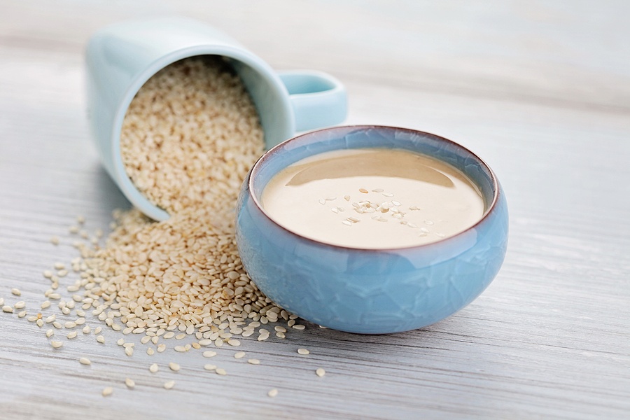 tahini made from sesame seeds